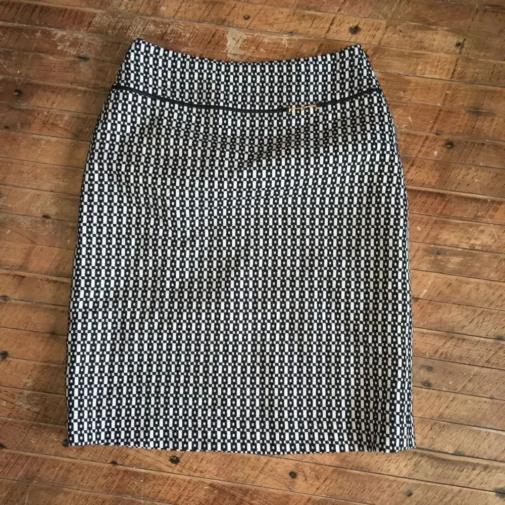 Banana Republic 0 tweed wool pencil skirt